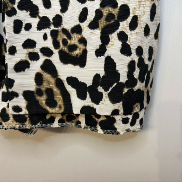 *NWT* TOPSHOP Strapless Leopard Skort Playsuit Romper, Size 12 - Picture 6 of 13